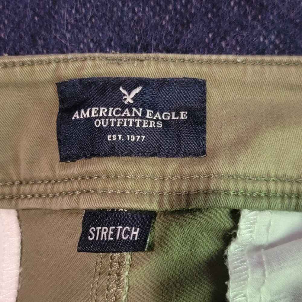 American Eagle Kick Boot Khakis - Size 8 Long - Picture 7 of 7